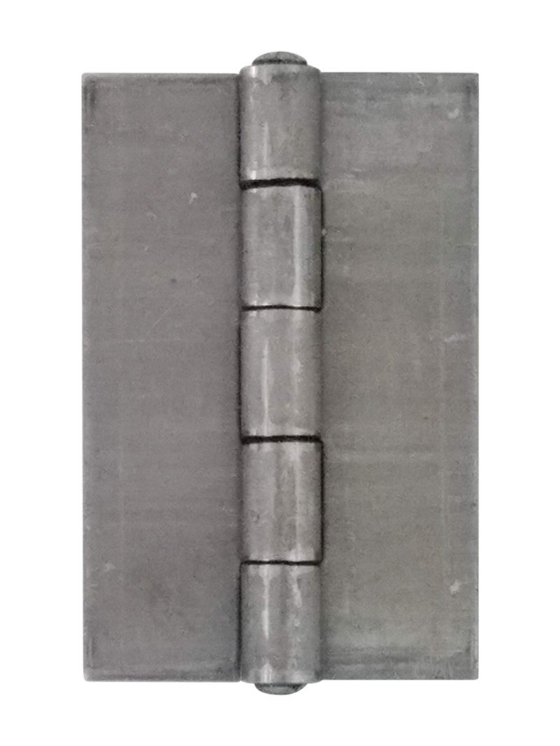 Hinge Outlet Weld On Hinge 2 1/4 Inch x 3 1/2 Inch, Bright Steel, 2 Pack - Image 1
